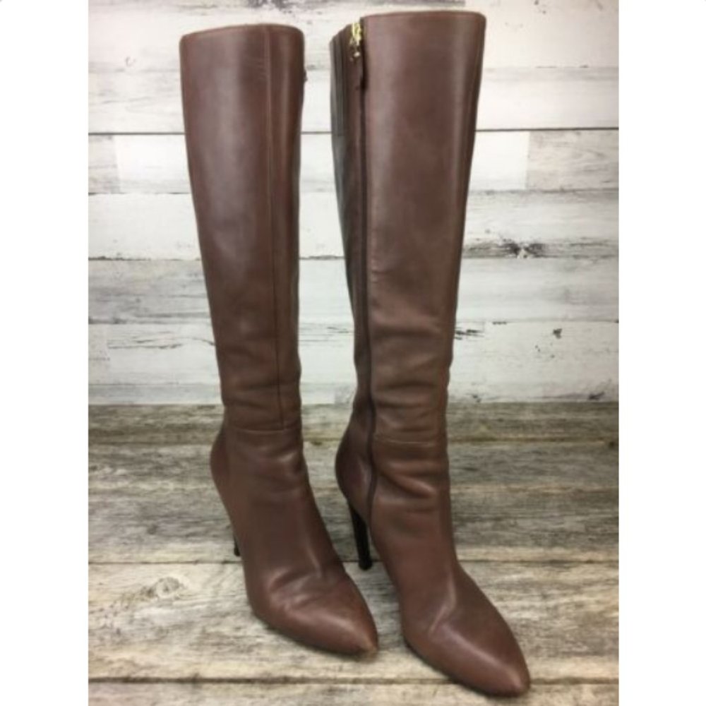 VIA SPIGA sz 7 Pointed Tall Knee High Boots